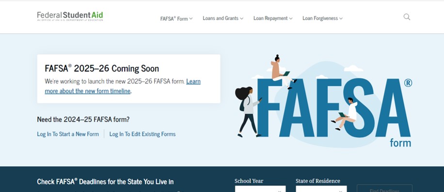Free Application for Federal Student Aid (FAFSA)