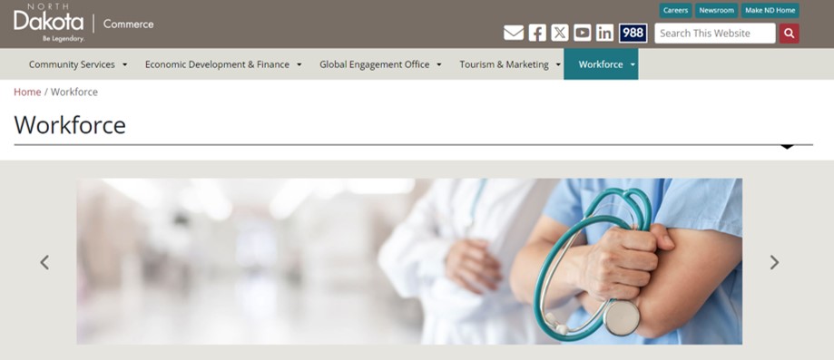 ND Department of Commerce Workforce Development